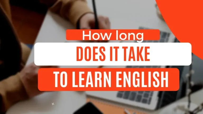 how long does it take to learn English