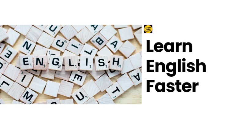 learn English faster