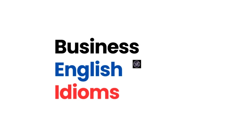 Business English idioms