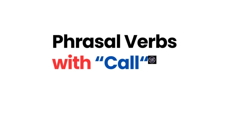 phrasal verbs with call