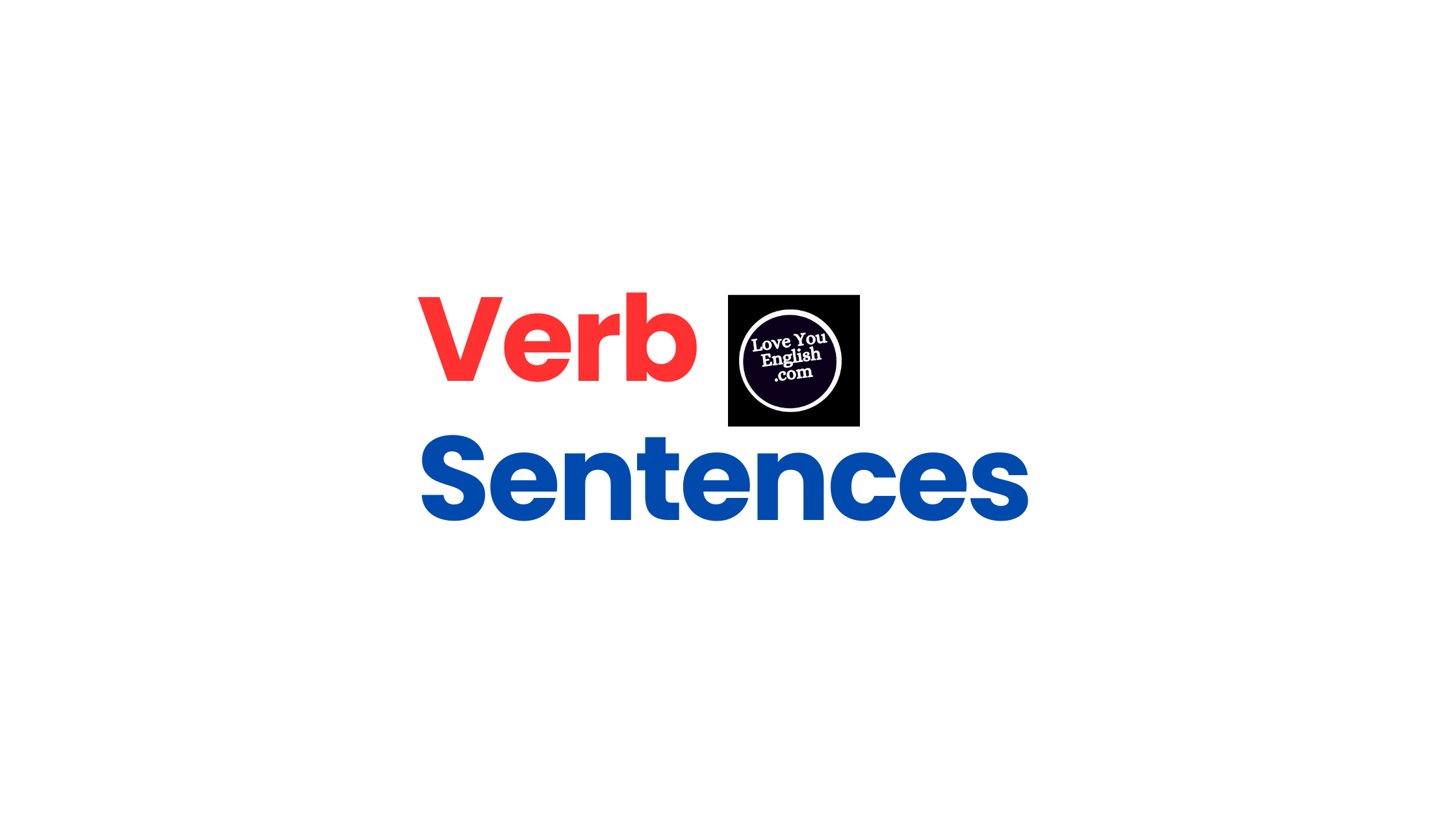 Sentences with verbs