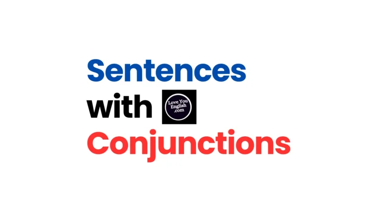 Sentences with conjunctions