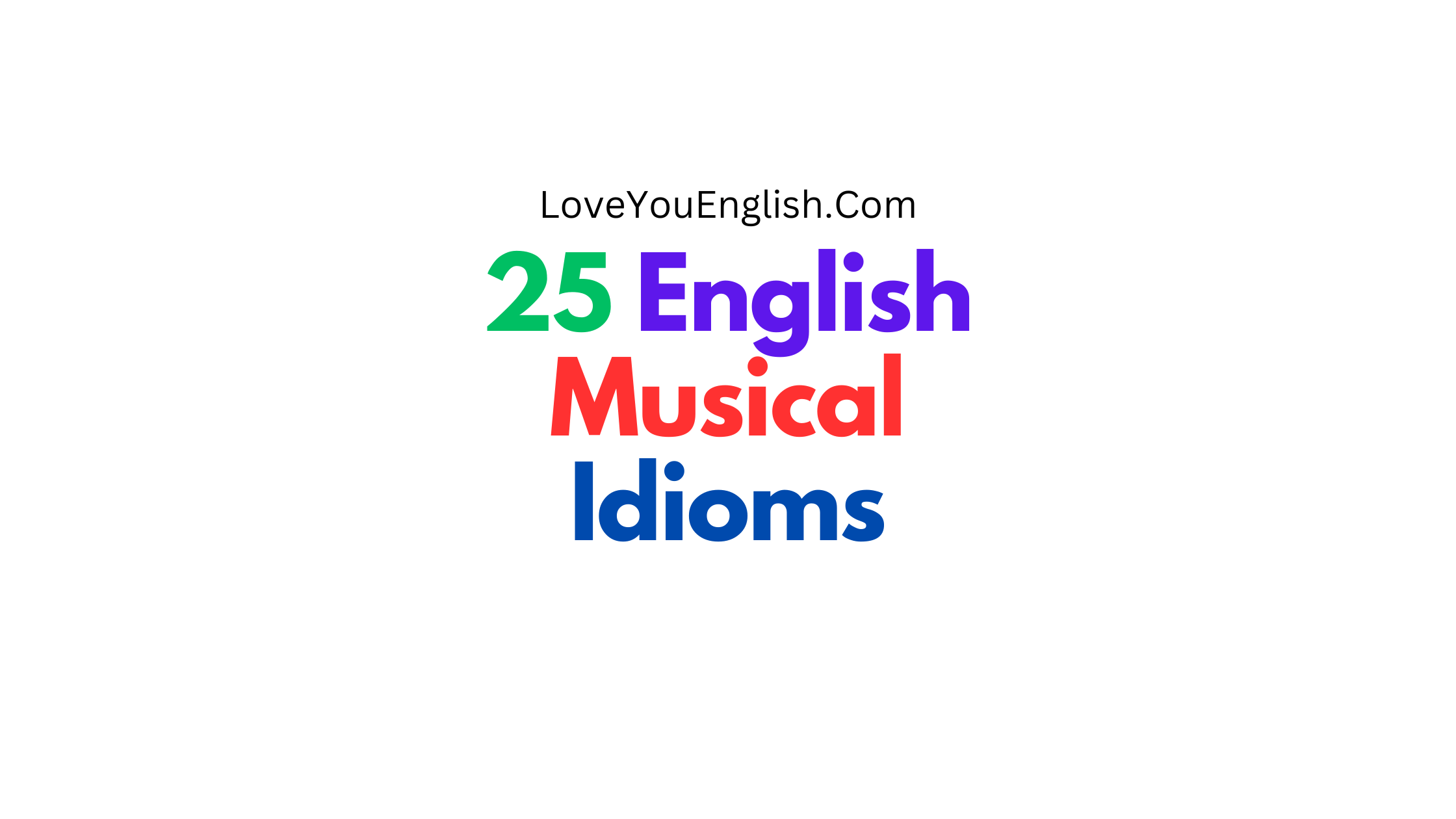 25 English Musical Idioms You Should Know