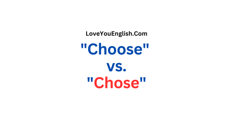 When to Use "Choose" vs. "Chose"