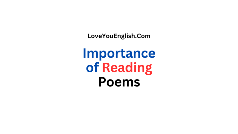 Why Should I Read Poems? Importance of Reading Poems