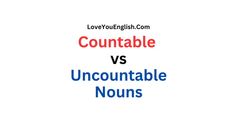 Countable vs Uncountable Nouns