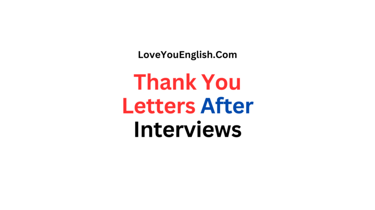 Thank You Letters After Interviews: A Complete Guide