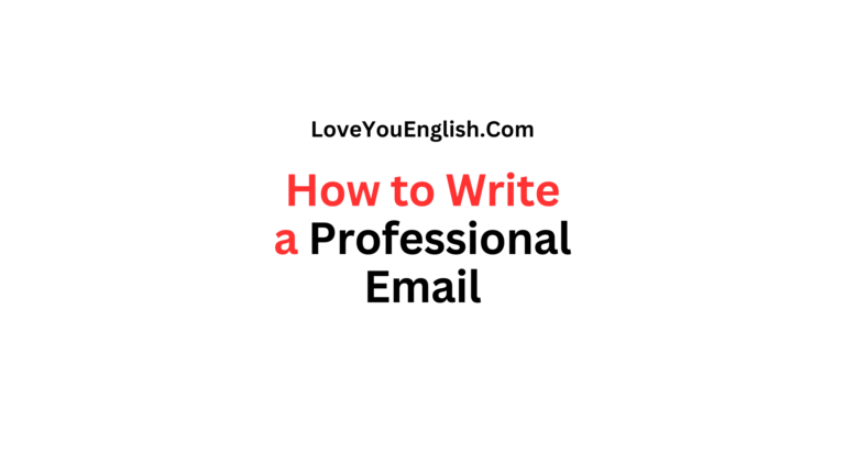 How to Write a Professional Email, With Tips and Examples