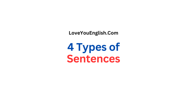 Mastering the 4 Types of Sentences