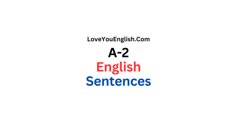 150 English Sentences for A2 English Learners