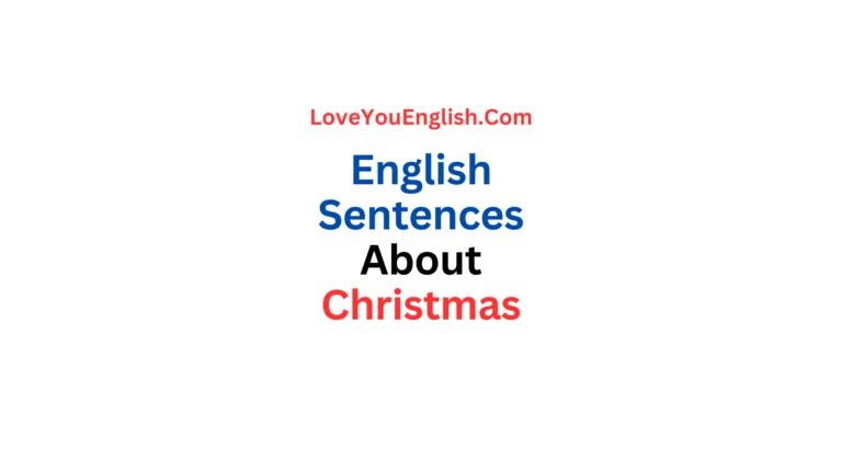 70 Simple English Sentences About Christmas