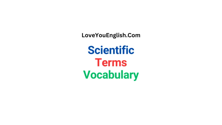 50 Essential Scientific Terms Vocabulary